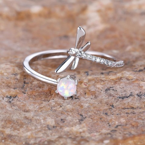 9501【原创欧泊opal系列】开口设计师款戒指