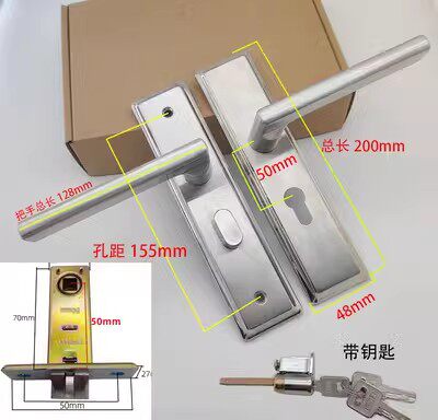 直把手工程门锁净化彩钢板