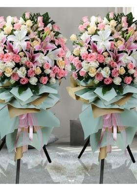 上海青浦区华新镇重固镇白鹤镇鲜花店配送开业花篮乔迁