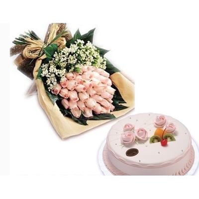 怀化鹤城区城中城北红星迎丰坨院街蛋糕店鲜花店配送生日蛋糕玫瑰