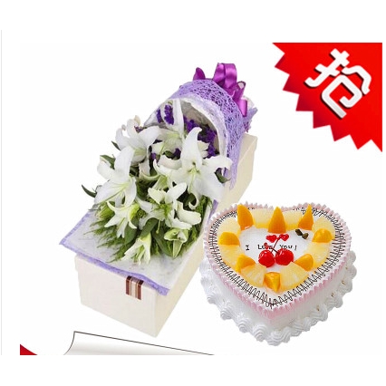 淮南市田家庵区田东新淮国庆淮滨街蛋糕店鲜花店配送生日蛋糕玫瑰