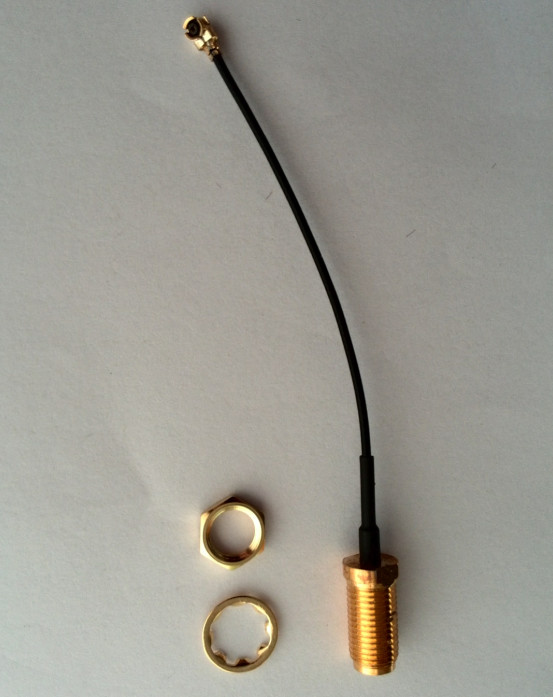 天线跳线IPEX-1代/RP-SMA-KY外螺内针线10厘米长度可定做天线延长