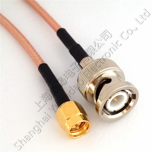SMA J公头跳线RG316延长线 射频示波器连接线BNC