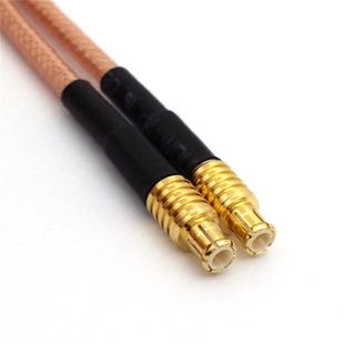 射频连接线MCX-J/MCX-J公头RG316D/RG316双屏蔽外径3.0