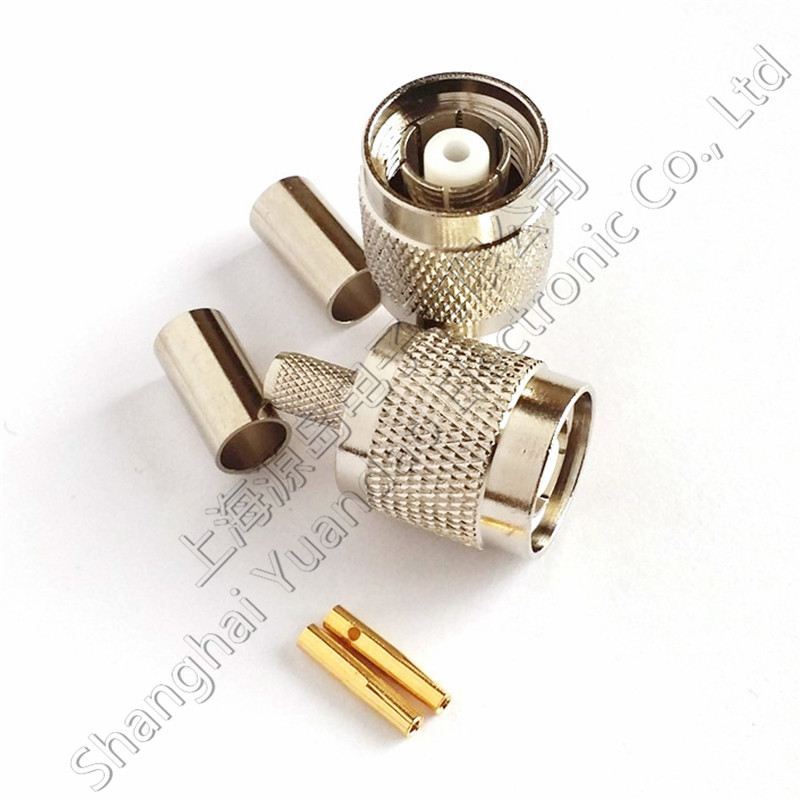 射频连接器RP-TNC-C-J-3公头RP-TNC-JC-3/RP-TNC-J-3配接RG58/223_虎窝淘