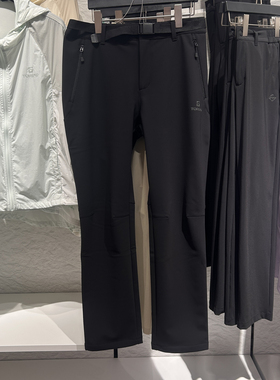 探路者软壳裤男25秋冬新款户外防泼水防风加绒直筒裤TAMMAN91253