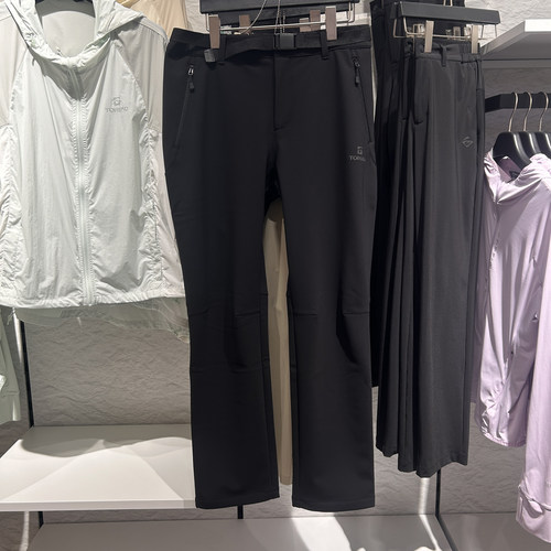 探路者软壳裤男防泼水防风