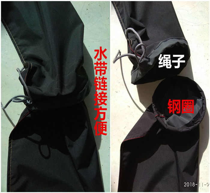 农用4寸多袖布水带浇地多口带袖布地龙水袋灌溉水管布袋加厚包邮