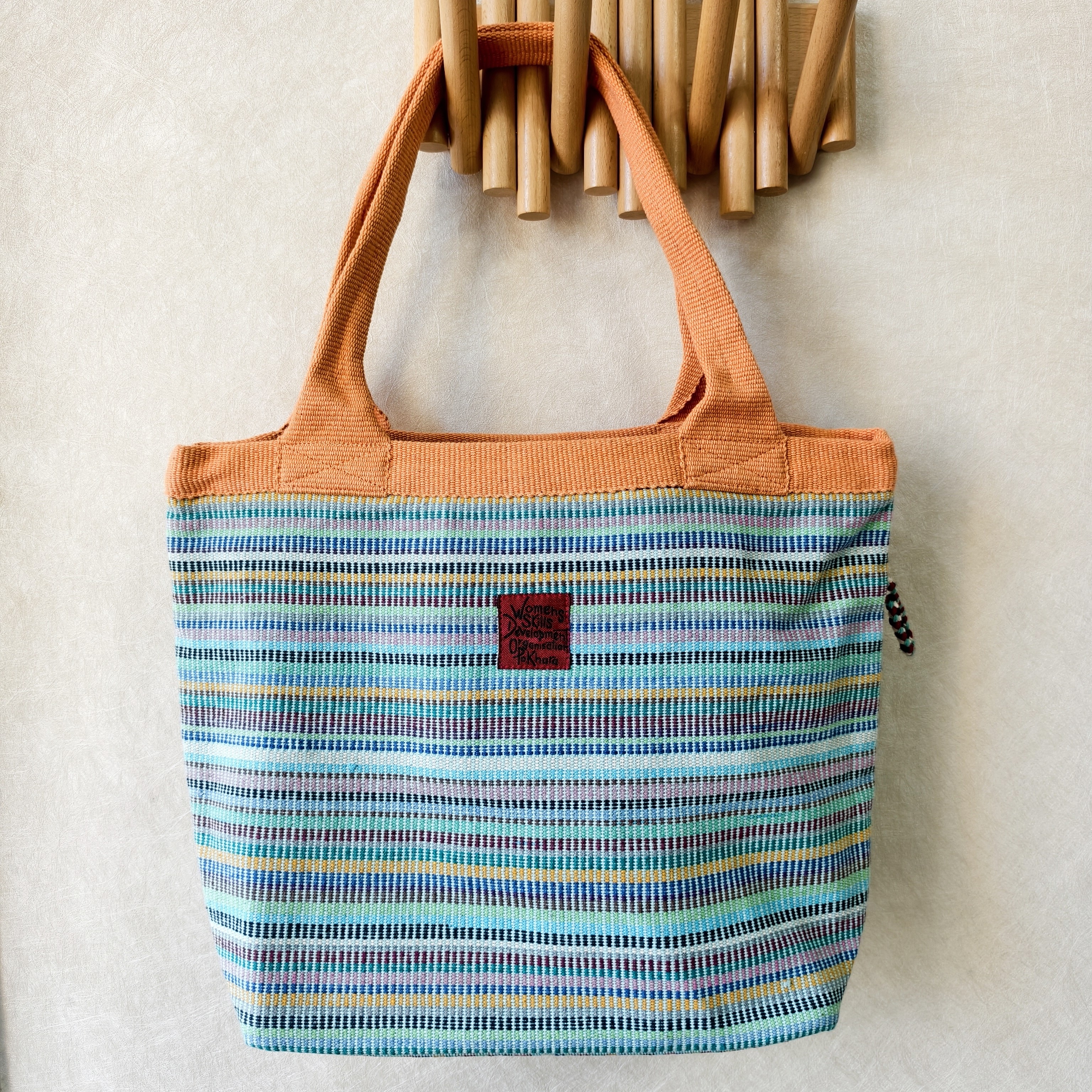 尼泊尔WSDO 纯棉手织布单肩通勤包 大容量女士手提包shoulder bag