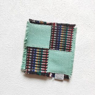 尼泊尔 WSDO纯棉手织布杯垫 民族风编织小盘垫 coaster 红标