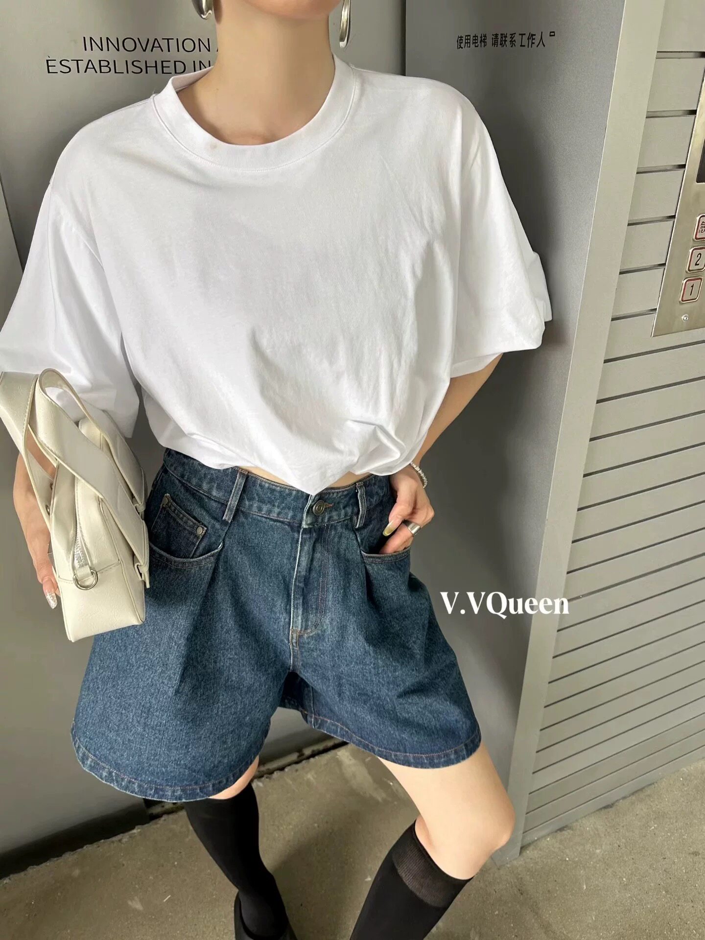 欧洲站vv2026夏小众设计师短裤