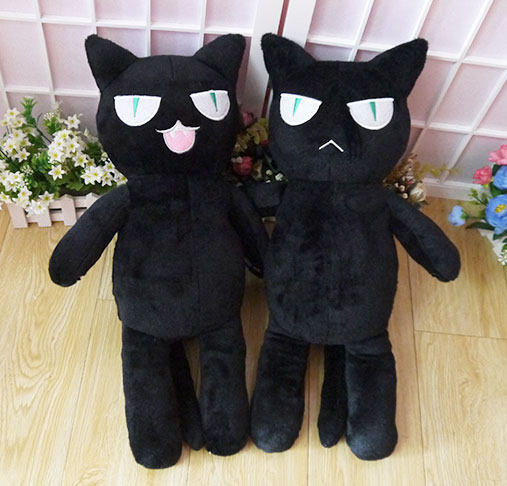 黑猫男友的填满方法 左京亚也 周边黑猫毛绒动漫玩具COS道具包邮