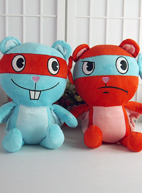 HTF欢乐树的朋友们 红蓝双英 Splendid & Splendont公仔包邮