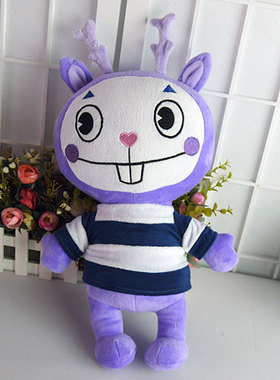 HTF欢乐树的小伙伴们happy tree friends哑剧Mime公仔包邮