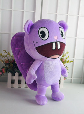 HTF欢乐树的小伙伴们happy tree friends板牙Toothy公仔包邮