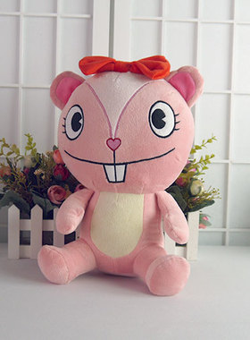 HTF欢乐树的小伙伴们happy tree friends微笑Giggles公仔包邮