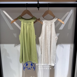 0000 Levis李维斯专柜正品 亚麻上衣003HY 2025 0001 女士挂脖无袖