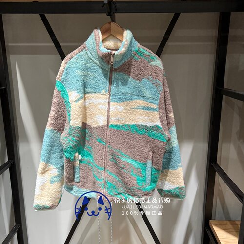 李维斯宽松摇粒绒立领