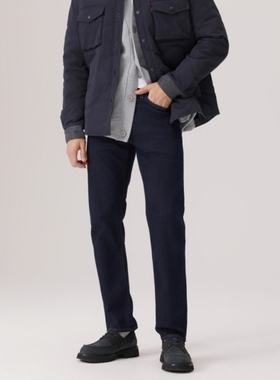 Levis李维斯专柜正品2025 男士加绒502宽松锥型牛仔裤29507-1825