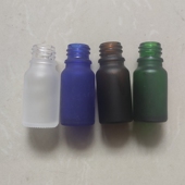 分装 瓶空瓶子现货厂价10ml茶色蓝色绿色透明黑色蒙砂玻璃瓶精油瓶