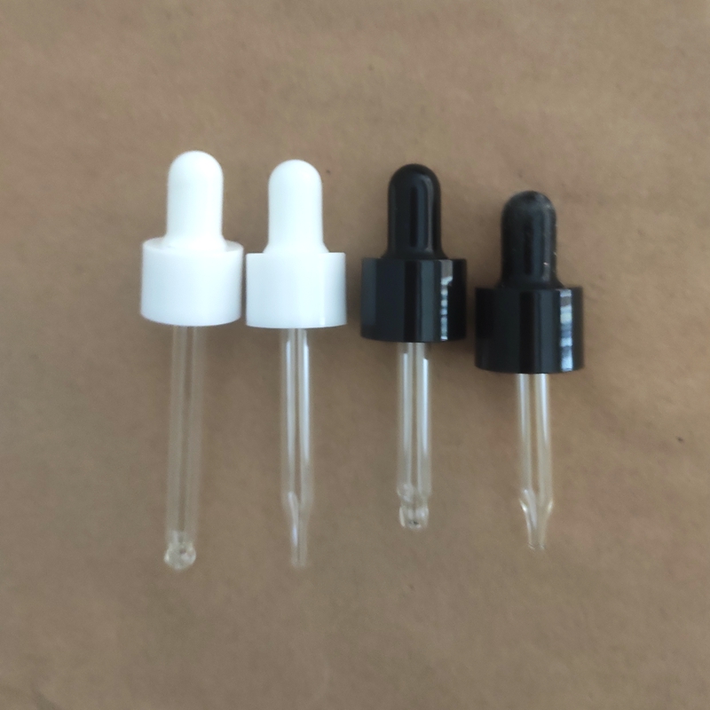 白色黑色精油瓶滴管塑料圈