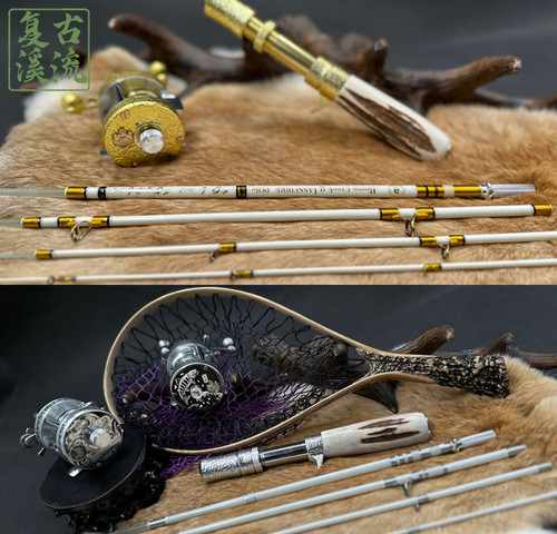 Byblos溪流玻纤弹射竿马口鳟鱼竿