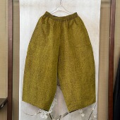 休闲桑蚕丝日常下装 灯笼裤 鼓裤 龟纹香云纱双面穿宽松版