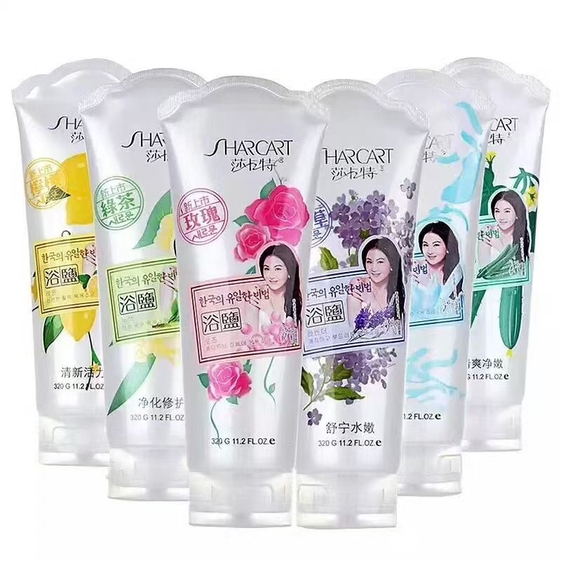 莎卡特320g浴盐去角质清洁皮肤去死皮持久留香清爽洁净