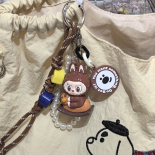 可爱卡通拉布布Labubu挂件车挂配件包包挂高级感钥匙扣可爱创意