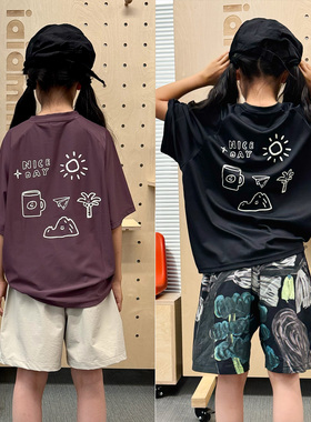 iaiammo丨25原创「运动速干夜光」男女中大儿童装运动短袖T恤