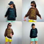 薄款 iaiammo 复古」圆领撞色男女中大儿童装 原创「美式 卫衣 26SS