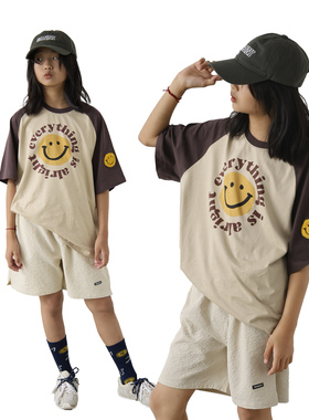 iaiammo丨24SS原创 透气定染泡泡纱速干运动休闲中性童装儿童短裤