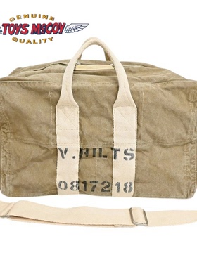 正规代理【superXY】现货 TOYS McCOY 经典 大逃亡做旧帆布旅行包