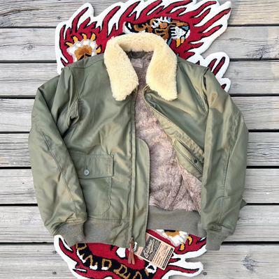 Eastman苍白毛领B10夹克全羊驼毛