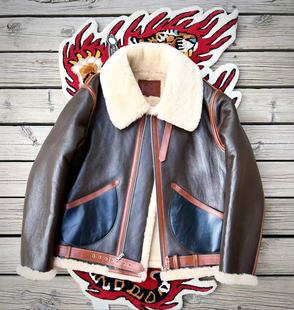 OLD 现货 CROW GLAD 复古皮毛一体夹克 正规代理 HAND superXY