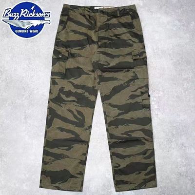 特价【superXY】预 BUZZ RICKSON'S 新款黑染虎纹迷彩工装裤