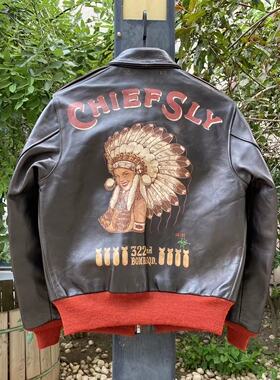 现货【superXY】TOYS McCOY 店铺联名限定款 A-2 印第安美女 男款