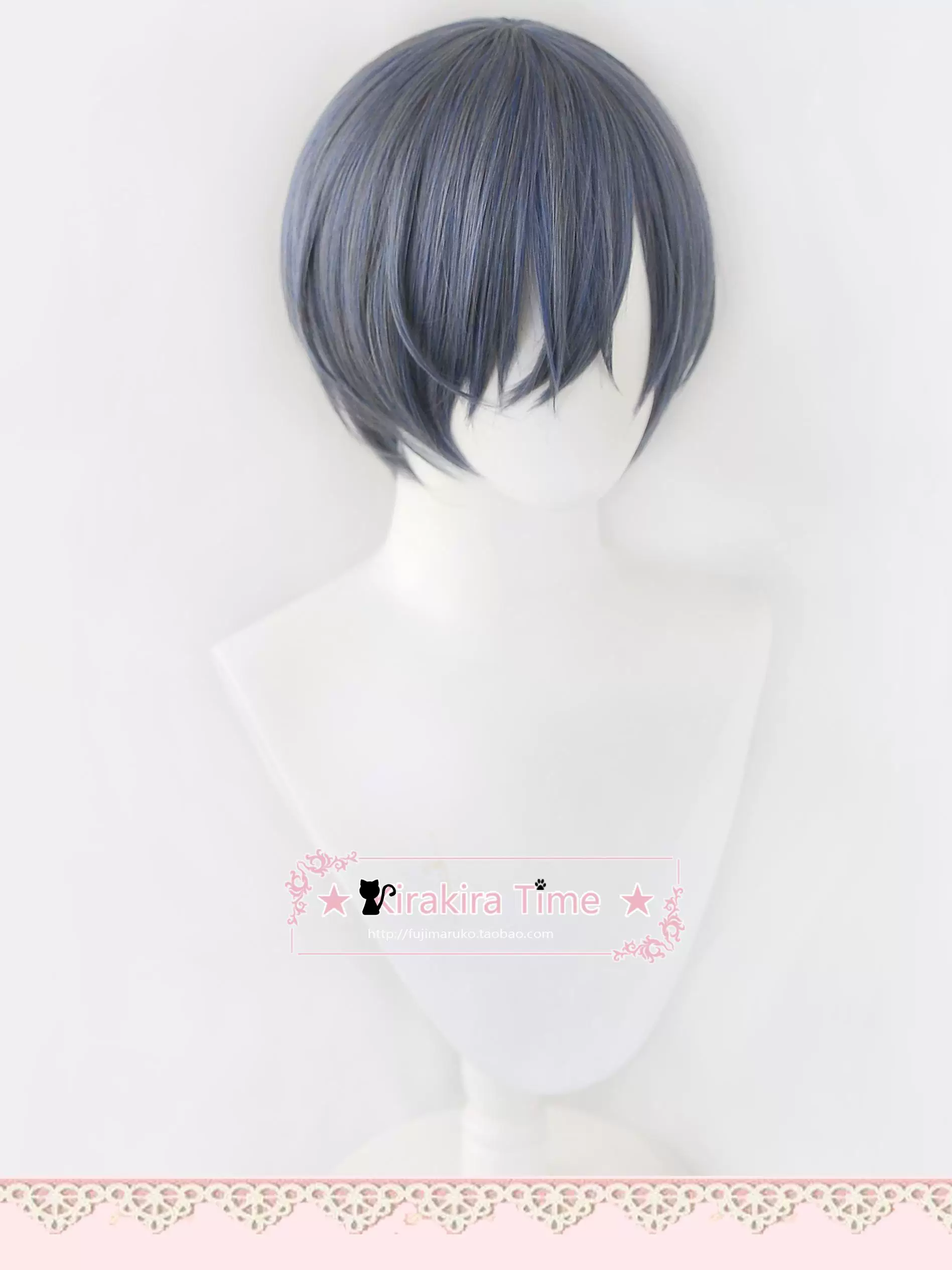 【kira time】косплей-линька парик Black deacon Shire Vandalheim Wig