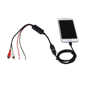 MAX 热卖 iphoneX XR充电播放音乐 车载音频线器USB转接RCA