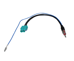 促销 VW天线连接线合并2FAKRA头子带电源线出口畅销53K 适用于Audi