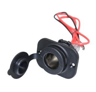 促销 用品 点烟头母座带防水盖线长50厘米出口畅销汽车改装