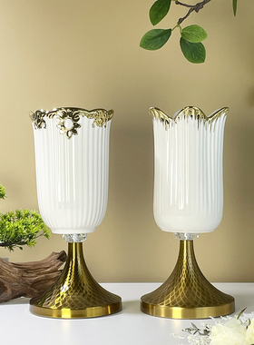 欧式复古陶瓷花瓶摆件客厅插花水培装饰品高档轻奢高级感家居饰品