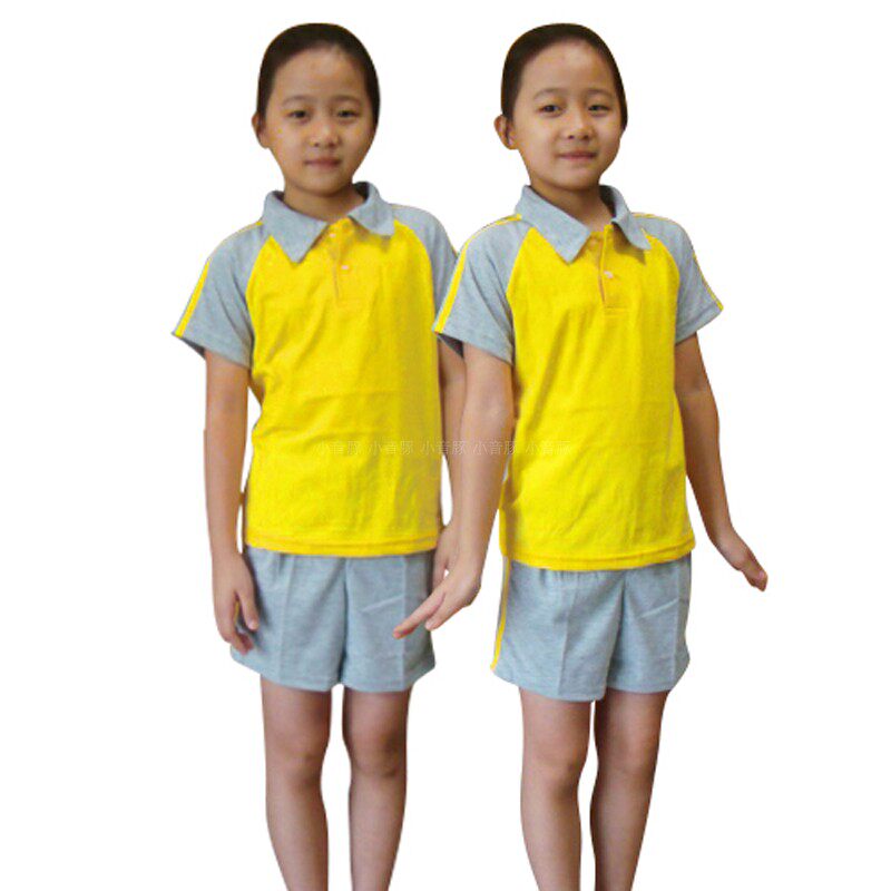 夏季纯棉套装幼儿园园服