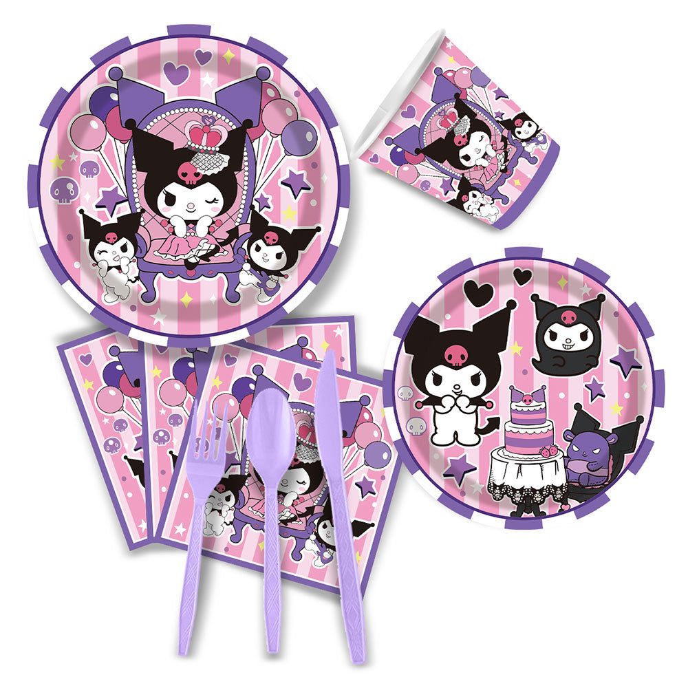 库洛米儿童生日一次性餐具派对蛋糕纸盘子套装纸杯纸巾刀勺叉桌布,节庆用品/礼品,装扮布置套餐,淘宝优惠券,粉丝福利购,淘宝优惠卷