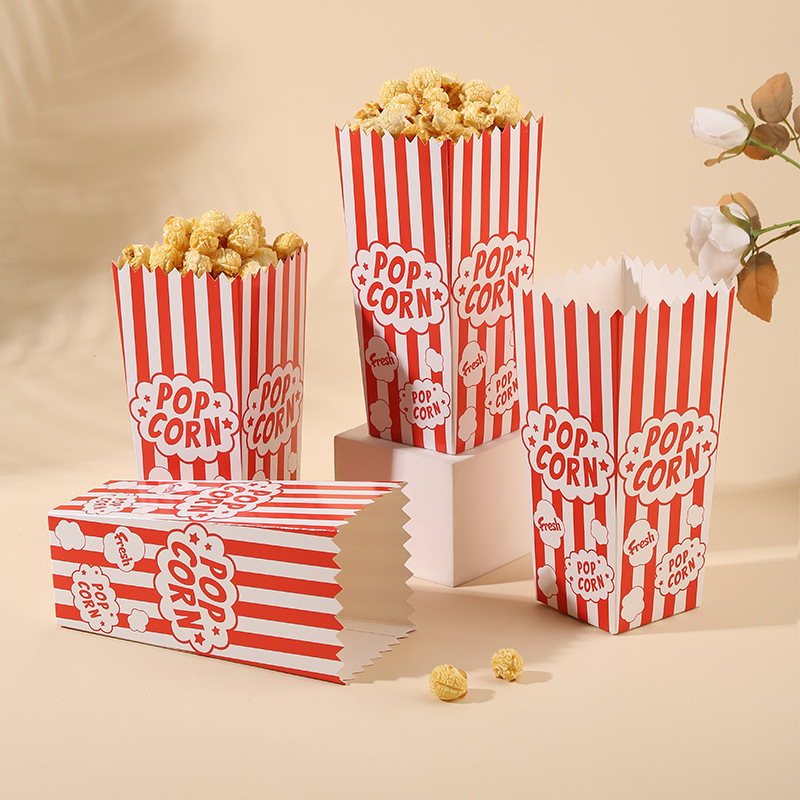 爆米花盒子一次性食品级纸盒薯条