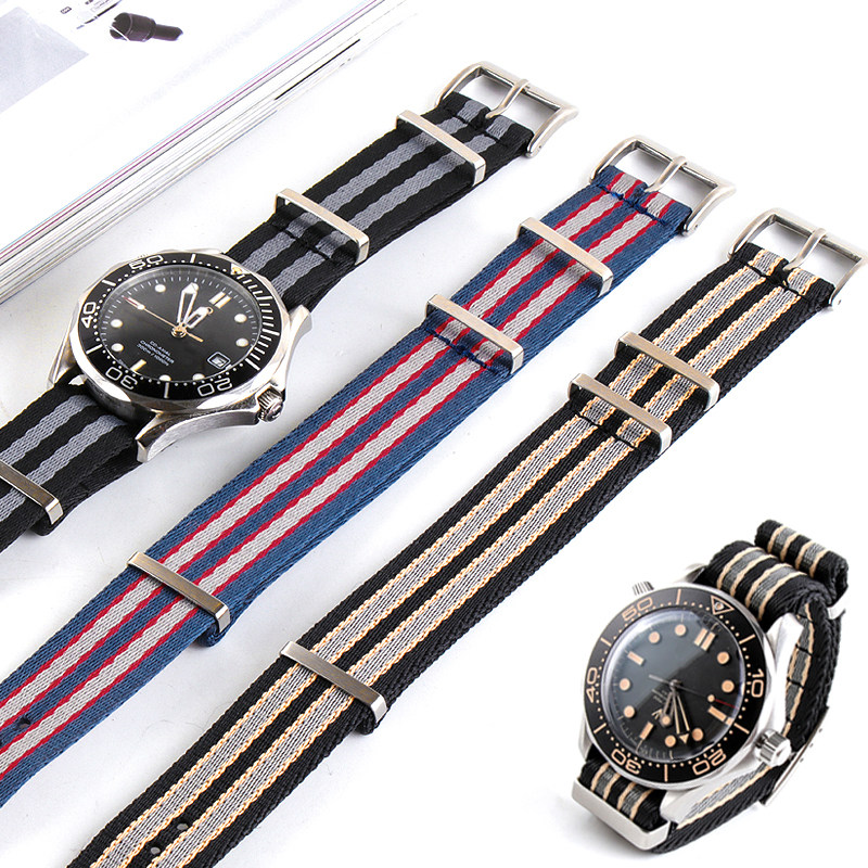 欧米茄帆布特别版海马300表带