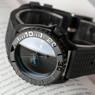 改装表SKX007精钢壳适配nh36自动机械素面无字天书潮流男士表42mm