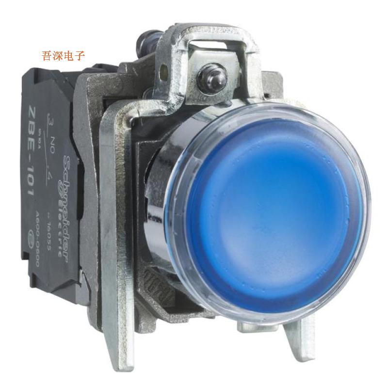 XB4BW36B5 |前面板安装HARMONY XB4, ILLUMINATED PUSH BU