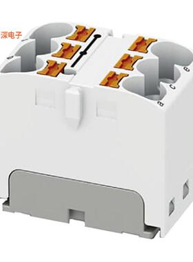 3273802 |中等TERM BLK 6POS WHITE