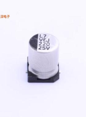 VEJ221M1ETR-0810 |原装SMD,D8xL10mm贴片型铝电解